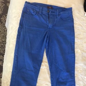 NYDJ Royal Blue Cropped Jeans
